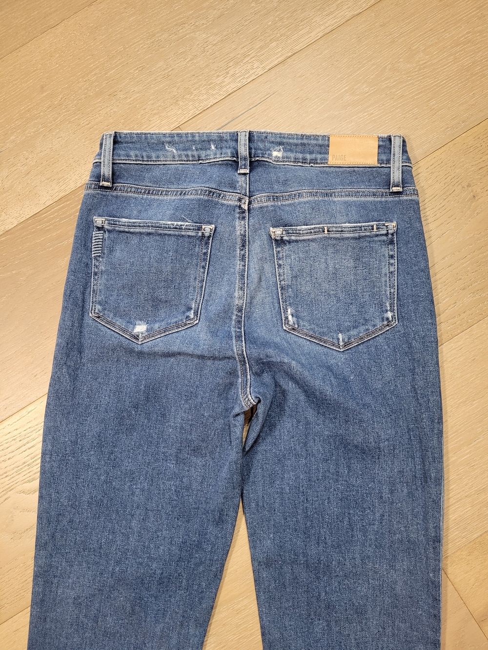 PAIGE Jeans Women's sz 28 Hoxton Slim Mid Rise Ankle Denim Jean - Picture 5 of 14